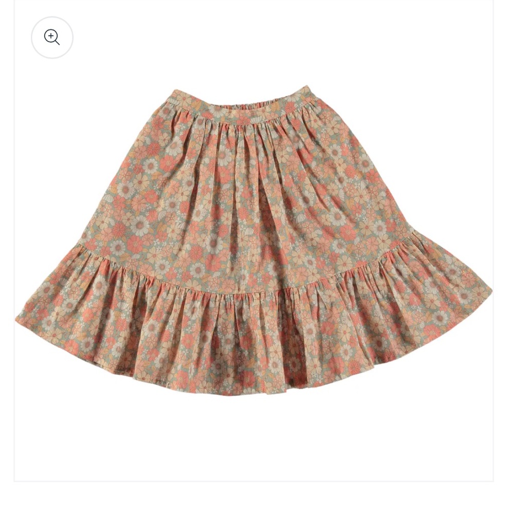 Tocoto Kids Floral Print Skirt